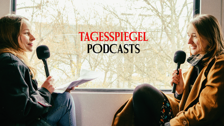 Ann-Kathrin Hipp und Carla Rochel bei der Aufzeichnung von „Eine Runde Berlin“.