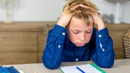 Hausaufgaben. Während der Pandemie gab es mehr von ihnen als von eigentlicher Schule.