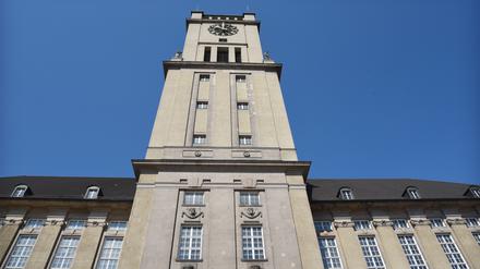 Rundgang mit Bezirksbürgermeisterin Angelika Schöttler (SPD) zu den Baumaßnahmen im Rathaus Schöneberg, aufgenommen am 30. Mai 2018.

Foto: Kitty Kleist-Heinrich