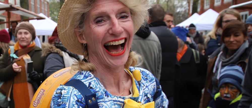 Käse aus Holland beim Tulpenfest. 
