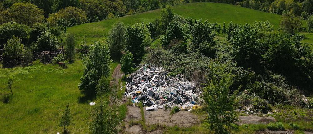 Auch eine Schuttsortieranlage in Neustadt (Dosse) hat Brandenburg geerbt.