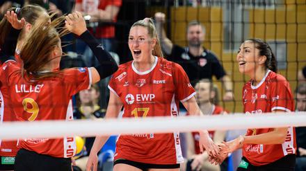 Volleyballerinnen des SC Potsdam.
