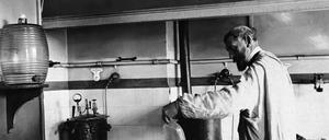 Louis Pasteur beim Experimentieren. 