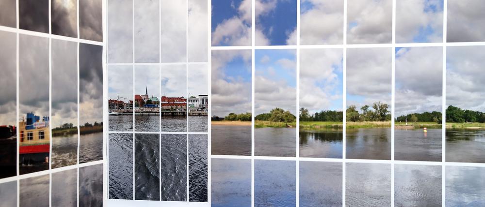 Götz Lemberg, Ausstellung „Oder-Cuts“, Porträt einer Grenz.Fluss.Landschaft, Haus der Brandenburgisch-Preußischen Geschichte (HBPG).