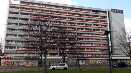 214 Einzimmerwohnungen befinden sich im ehemaligen Hotelgebäude in der Mollstraße nähe Alexanderplatz. 