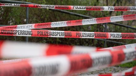 Absperrband der Polizei (Symbolbild). 