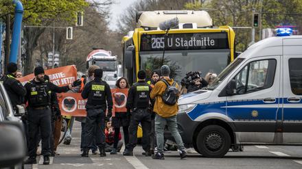 Auftakt der Protestwochen der Letzten Generation in Berlin.