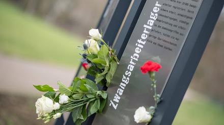 An vielen Orte in Berlin gab es Lager, in denen Zwangsarbeiter inhaftiert waren.