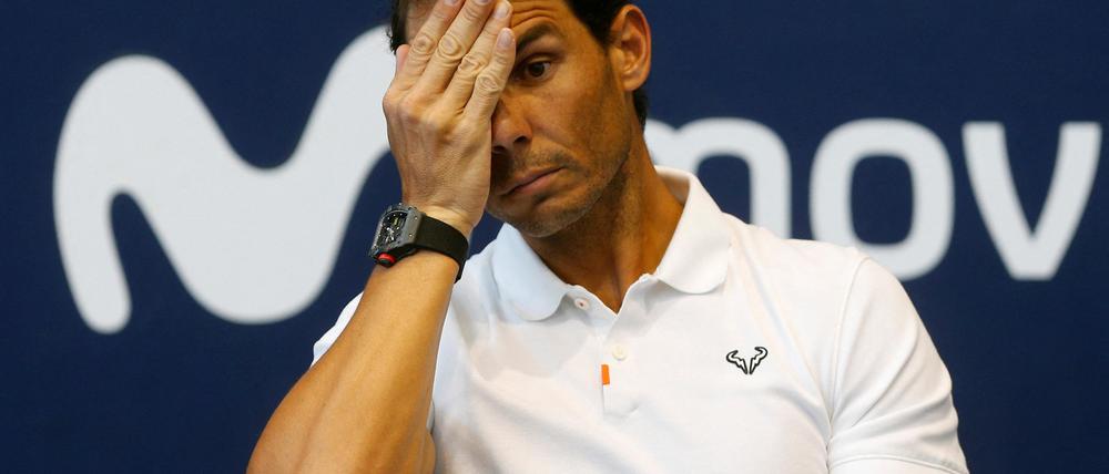 Rafael Nadal hat seit Januar nicht mehr Tennis gespielt.