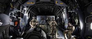 Eine Maschine der Bundeswehr auf dem Weg nach Mali. 