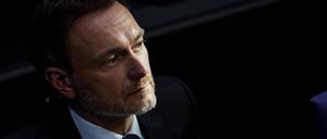 Finanzminister Christian Lindner muss noch hart um den Haushalt ringen.