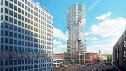 Mittenmang. Berlins erster Wohnturm am Alex. 