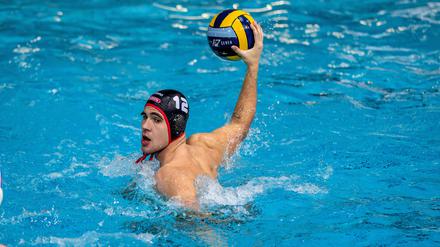 Die Spandauer Wasserballer ums Aleks Sekulic erzielten in dieser Saison bereits 67 Tore gegen die White Sharks.