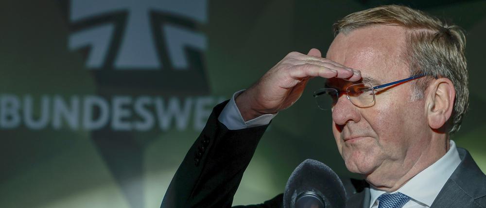 Boris Pistorius, Verteidigungsminister von Deutschland, im bayerischen Veitshöchheim bei der 10. Panzerdivision der Bundeswehr.