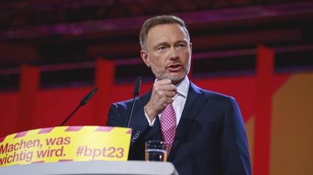 Christian Lindner auf dem 74. Bundesparteitag der FDP
