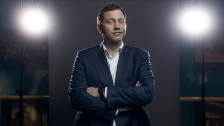 Lars Klingbeil, SPD Vorsitzender, fotografiert im Willy-Brandt-Haus. 