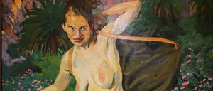 Das von Sonia Gonzalez geleitete Ausstellungshaus Villa Schöningen will künftig Themen vor allem aus Döpfners Sammlung generieren. Dessen Themen: Akte, Akte, Akte. Darunter auch Johannes Grützkes „Gesundheit“ von 1991.