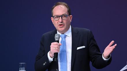 Alexander Dobrindt, Vorsitzender der CSU-Landesgruppe im Deutschen Bundestag.