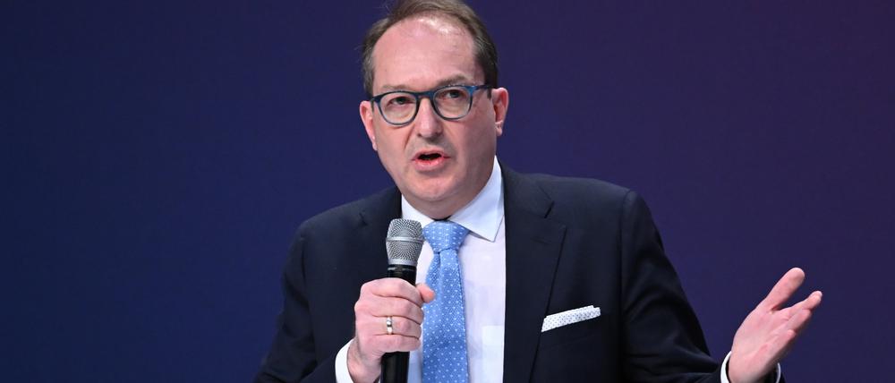 Alexander Dobrindt, Vorsitzender der CSU-Landesgruppe im Deutschen Bundestag.