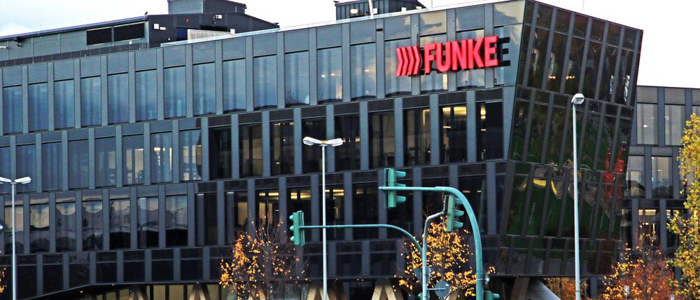 Die Zentrale der Funke Mediengruppe in Essen.