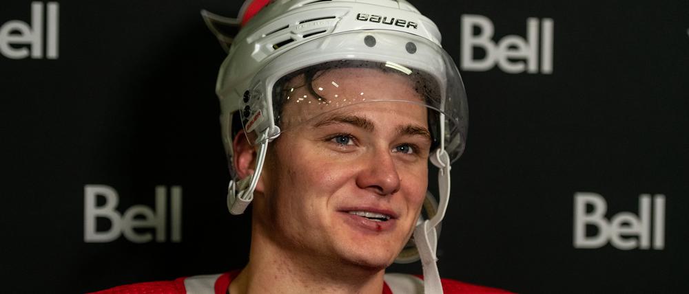 Er gehört der NHL. Eishockey-Profi Tim Stützle.