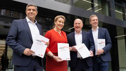 SPD und CDU wollen künftig Berlin regieren.