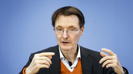 Karl Lauterbach, Bundesminister für Gesundheit.
