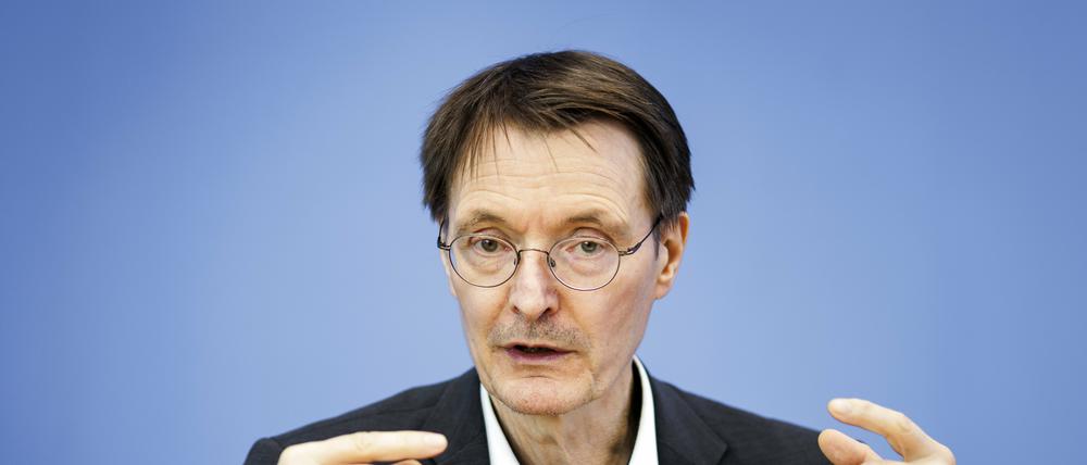 Karl Lauterbach, Bundesminister für Gesundheit.