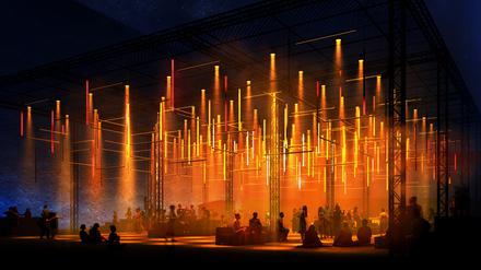 Die neue Licht-Attraktion in Berlin. 