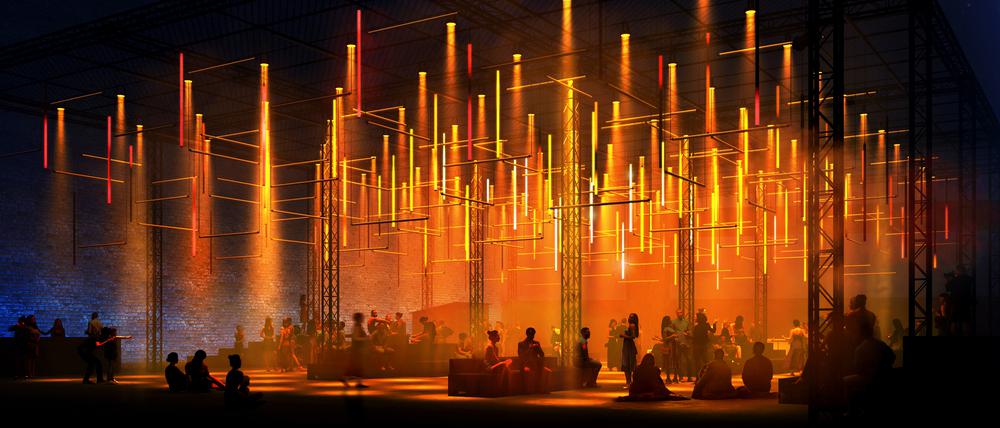 Die neue Licht-Attraktion in Berlin. 