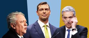 Collage Dax-Chefs Papperger, Steilemann, Appel (v.l.) 