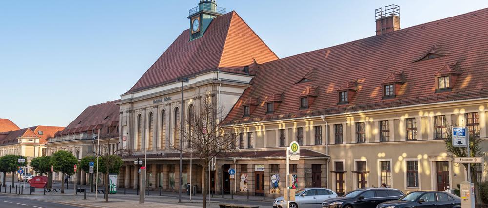 Der Görlitzer Bahnhof an der Bahnhofstraße.