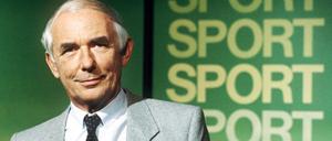 Der Mann stand für Seriösität. ARD-Sportmoderator Ernst Huberty.
