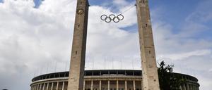 Die Ausrichtung der Olympischen Spiele fände neben zahlreichen Sportstätten auch im Olympiastadion in Berlin statt. 