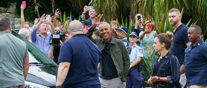 Noch immer ein Rockstar: Barack Obama tourt mit Vorträgen durch die Welt, hier kürzlich in Australien.