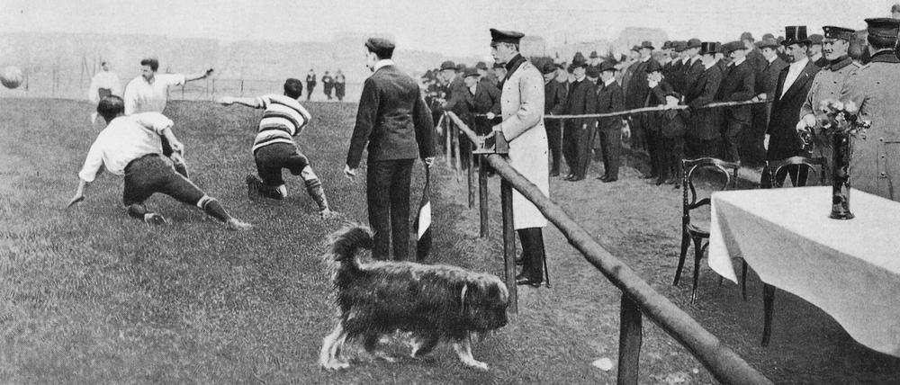 Kronprinz Wilhelm als interessierter Zuschauer.