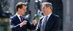 Söder und Wüst werden Ambitionen in der K-Frage unterstellt.
