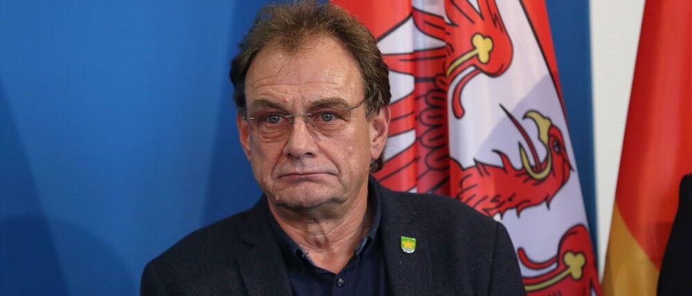 Arne Christiani (parteilos) ist Bürgermeister der Gemeinde Grünheide.