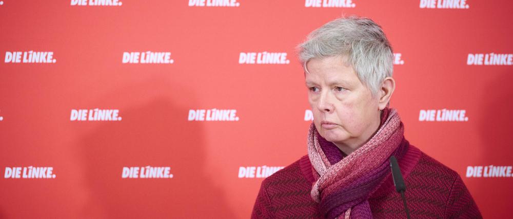 Berlin, Pressekonferenz mit Martin Schirdewan und Katina Schubert.