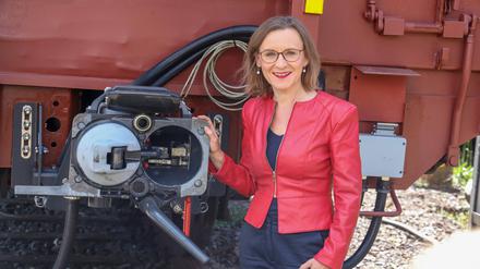 Sigrid Nikutta, Vorstand Güterverkehr der Deutschen Bahn AG und Vorstandsvorsitze der DB Cargo AG.