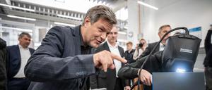 Robert Habeck (Bündnis 90/Die Grünen) bei der Auftaktveranstaltung des Vereins „Die Wirtschaftsvereinigung der Grünen“.