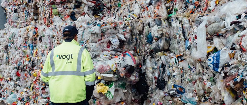 Recyclinghof im Westhavelland.