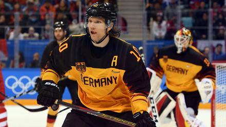 Der Höhepunkt seiner Karriere. Christian Ehrhoff bei den Olympischen Spielen 2018.