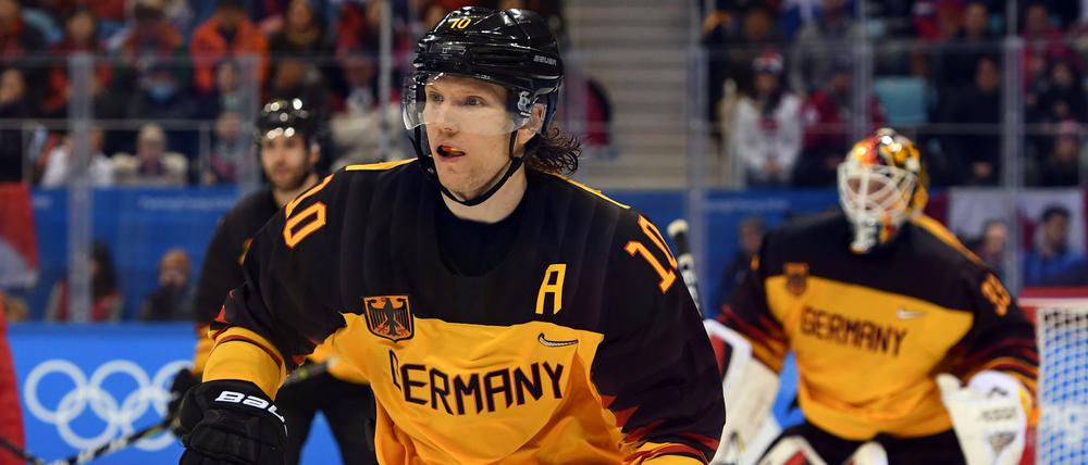 Der Höhepunkt seiner Karriere. Christian Ehrhoff bei den Olympischen Spielen 2018.