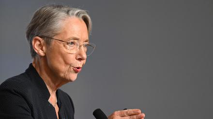 Französische Premierministerin  Élisabeth Borne.