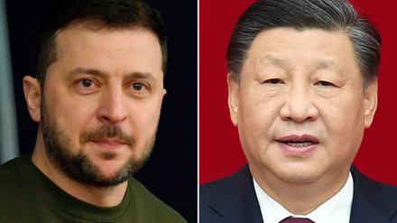 Erstmals seit dem russischen Einmarsch in die Ukraine haben Chinas Staats- und Parteichef Xi Jinping und der ukrainische Präsident Wolodymyr Selenskyj ein Telefongespräch geführt.