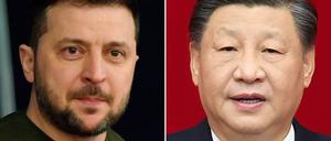 Erstmals seit dem russischen Einmarsch in die Ukraine haben Chinas Staats- und Parteichef Xi Jinping und der ukrainische Präsident Wolodymyr Selenskyj ein Telefongespräch geführt.
