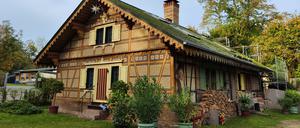 Architektonisches Kleinod: das Fährhaus in Uetz.