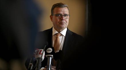 Petteri Orpo, Vorsitzender der Partei Nationale Koalition.