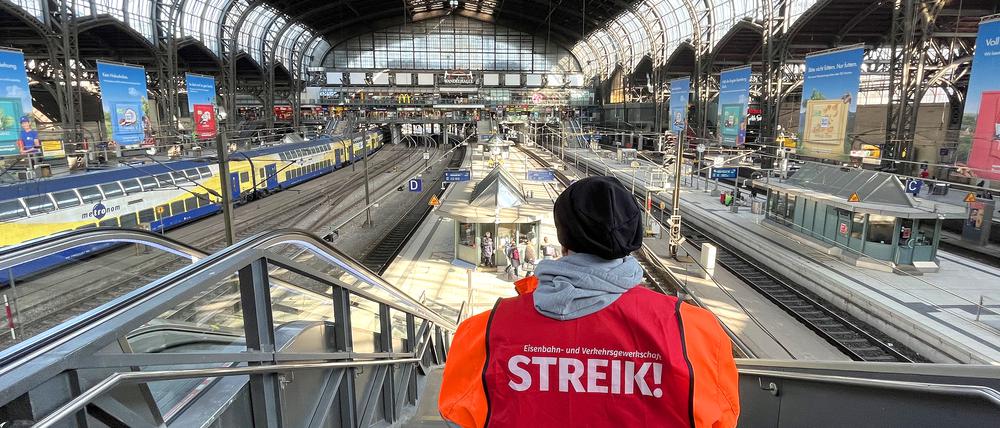 Alles steht still: Wenn die EVG streikt, geht nichts mehr auf der Schiene.
